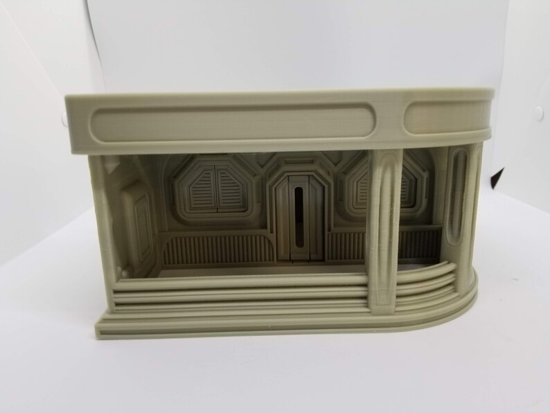 3d Printed Sci-Fi Corner Cafe w/Canopy / Imperial Terrain ...