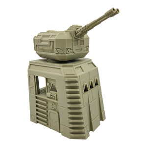 Modular Defense Turret/ Txarli Factory /  SW Legion / 40k / Sci-Fi / 3d Printed Tabletop Terrain /