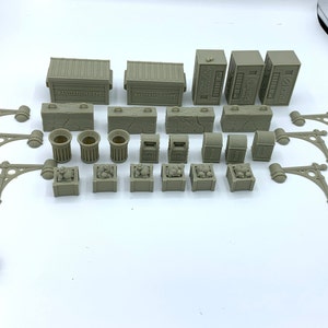Urban Scatter Pack 1 / Crisis Protocol Compatible Option / Corvus Games Terrain Licensed Printer / 3d Printed to Order