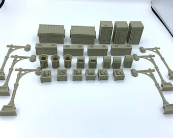 Urban Scatter Pack 1 / Crisis Protocol Compatible Option / Corvus Games Terrain Licensed Printer / 3d Printed to Order