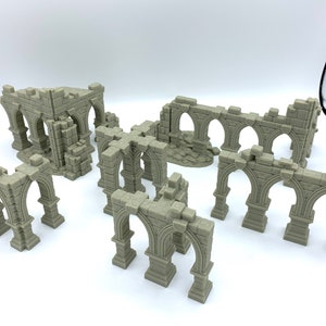 Frostguard Ruin Pack 2 /  RPG and Wargame 3d Printed Tabletop Terrain / Licensed Printer