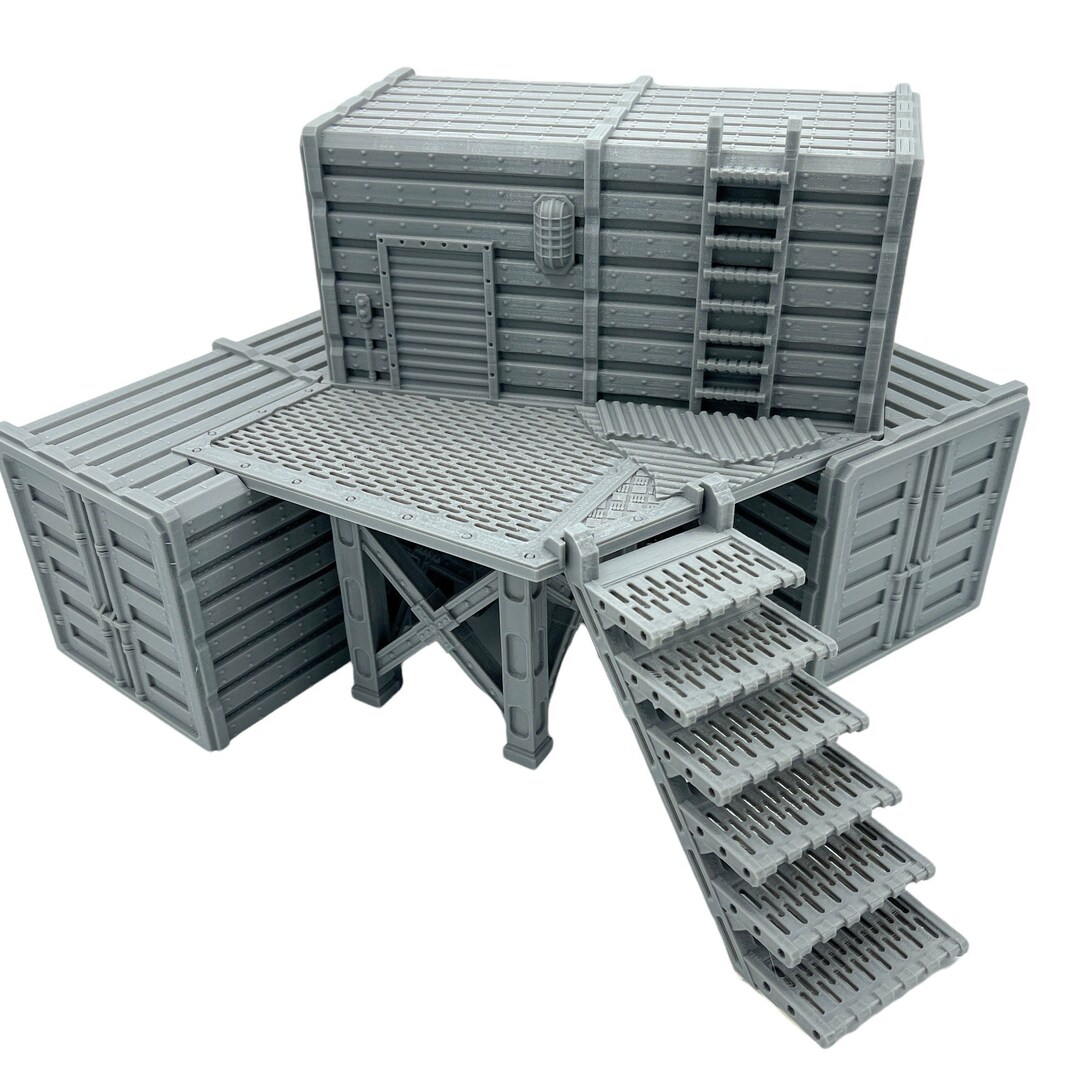 City Docks Container Stack 3 - Etsy