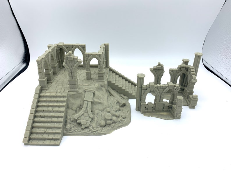 Stormguard Tallsworth Ruin / 28mm Wargame / RPG / 3d Printed Tabletop Terrain image 5