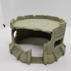 3d Printed Sci-Fi  Urban Ruin #3  / Imperial Terrain Licensed On-Line Printer / Print to Order