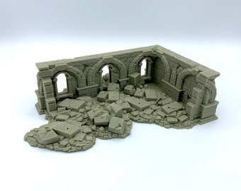 Stormguard -  Ruined House 3 /  28mm Wargame / RPG 3d Printed Tabletop Wargaming Terrain