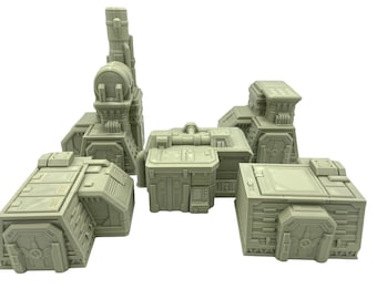 Outpost 21 - Control Station / Forbidden Prints /  RPG and Wargame 3d Printed Tabletop Terrain / Licensed Printer
