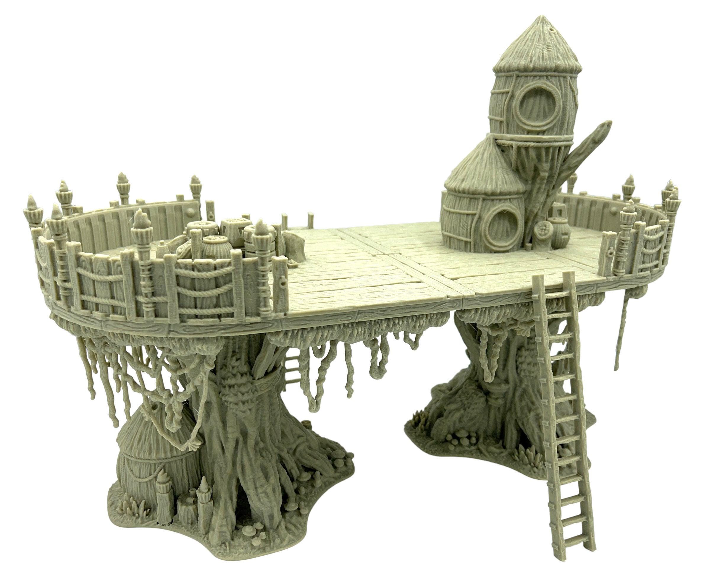 Forest Moon Tree Platform 3 Terrain – Elevated Jungle Tree Platform for ...