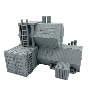 City Docks Hab 2 / Sacrusmundus /  40k / Legion / Shatterpoint / 3d Printed Terrain