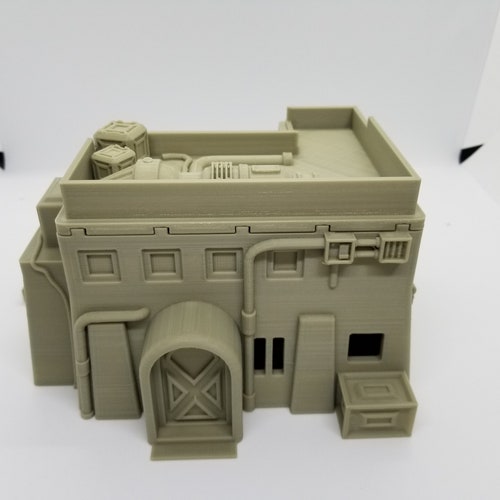 Star Wars Legion Terrain Urban Workshop 3D Printed | Etsy