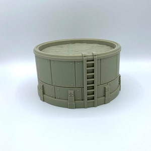 CP Chem Tank 3 / 40mm Crisis Protocol Compatible / Modern /3d Printed Compatible Terrain / Corvus Games Terrain Licensed Printer