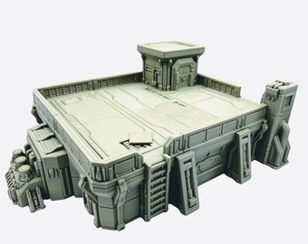 Outpost 21 - Command Post / Forbidden Prints /  3d Printed Tabletop Terrain / Licensed Printer