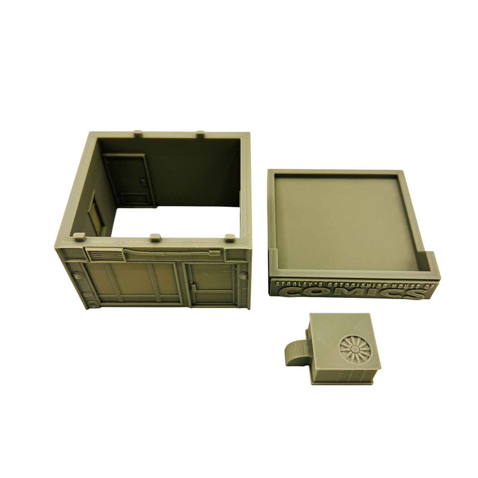 Rpg Storefront Comic Book Store Terrain – Urban Storefront Building for Tabletop ...