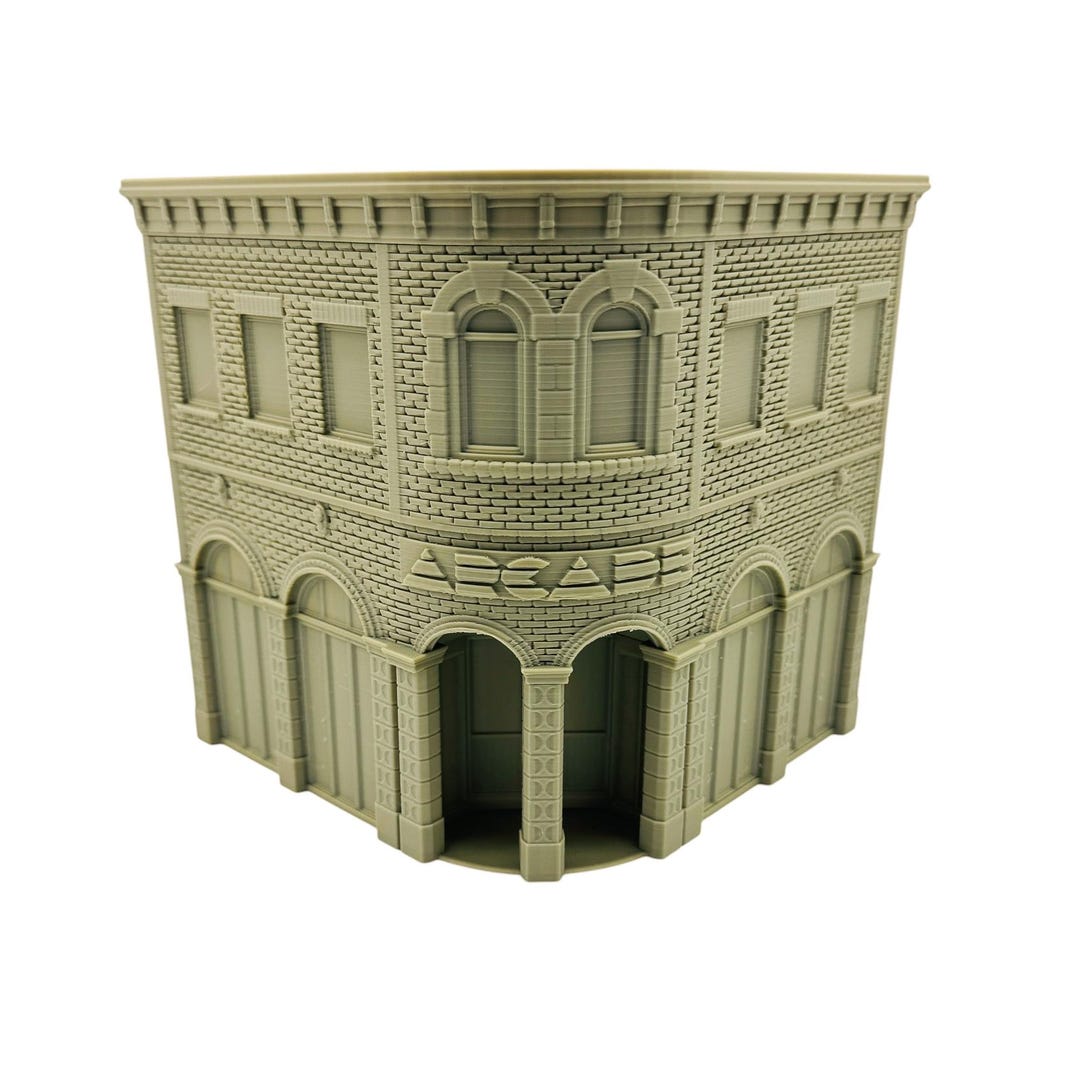 Rpg Storefront Arcade Building Terrain – Urban Entertainment Storefront for Tabletop ...