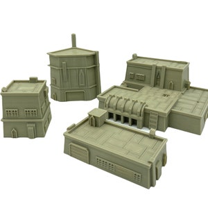 Corporate Building Bundle 2 - Epic Scale Terrain (6mm - 8mm compatible)