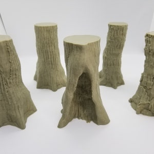 3d Printed 12cm (4.72 in) Tree Pack / SW Legion, Sci-Fi,  RPG / Compatible 28mm Tabletop Wargaming Terrain / Print to Order