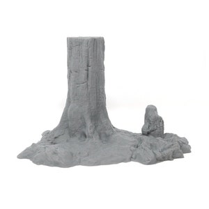 Tree and Stump / Imperial Terrain Licensed On-Line Printer / Print to Order