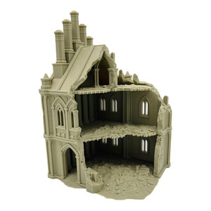 3D Printed Industrial Ruins: Grimdark Tabletop Terrain