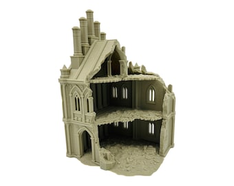 Imperial Industrial Ruins 1 / 40k Terrain / Legion Terrain / Grimdark Tabletop Terrain / Sacrusmundus Licensed Printer