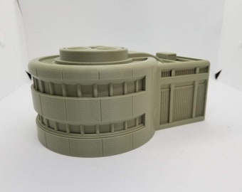 3d Printed Sci-Fi  Cooling Unit  / Imperial Terrain Licensed On-Line Printer / Print to Order
