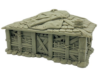 Slum Shack /  Strong Burgh / 28mm - 32mm Fantasy RPG Tabletop Terrain