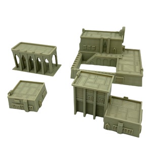 Corporate Building Bundle 1 - Epic Scale Terrain (6mm - 8mm compatible)