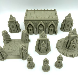 Temple District Bundle 1 - Epic Scale Terrain (6mm - 8mm compatible)