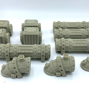 3d Printed SW Legion Compatible Plasma Pipe Scatter Pack/ Corvus Games Terrain Licensed Printer / Print to Order