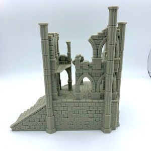 Stormguard Tallsworth Ruin / 28mm Wargame / RPG / 3d Printed Tabletop Terrain image 4