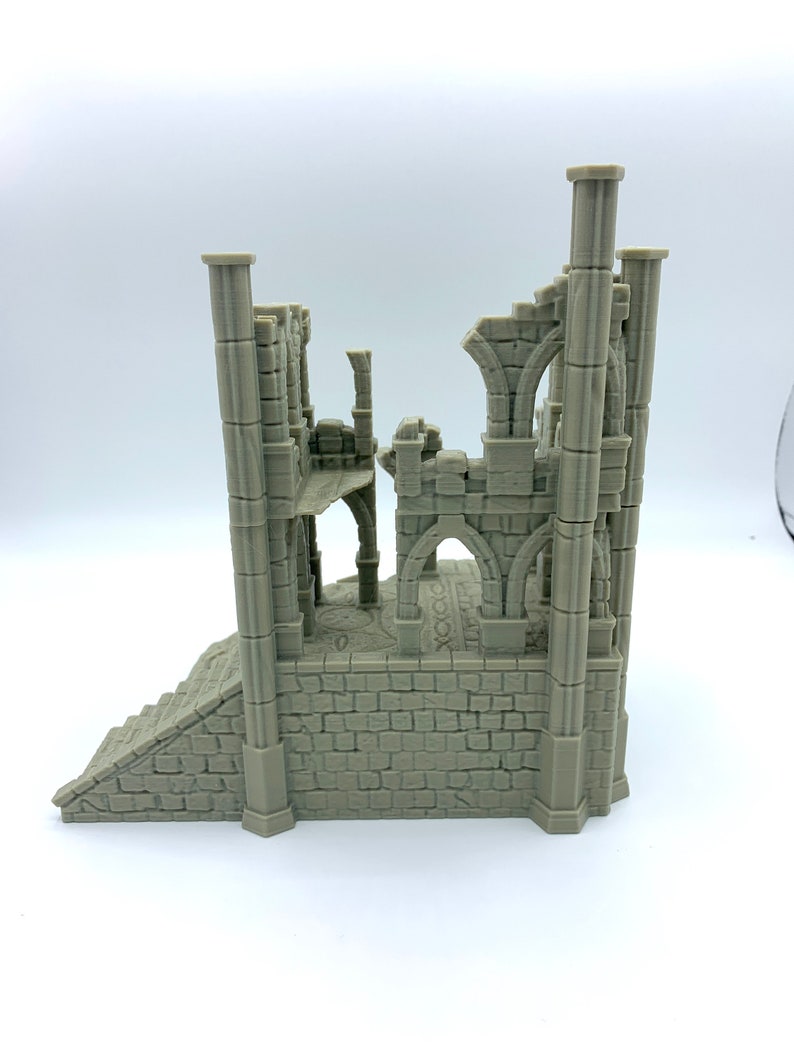 Stormguard Tallsworth Ruin / 28mm Wargame / RPG / 3d Printed Tabletop Terrain image 4