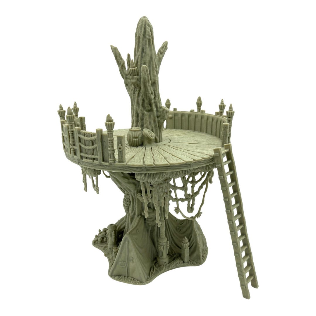 Forest Moon Tree Platform 2 Terrain – Elevated Sci-fi Tree Platform for ...