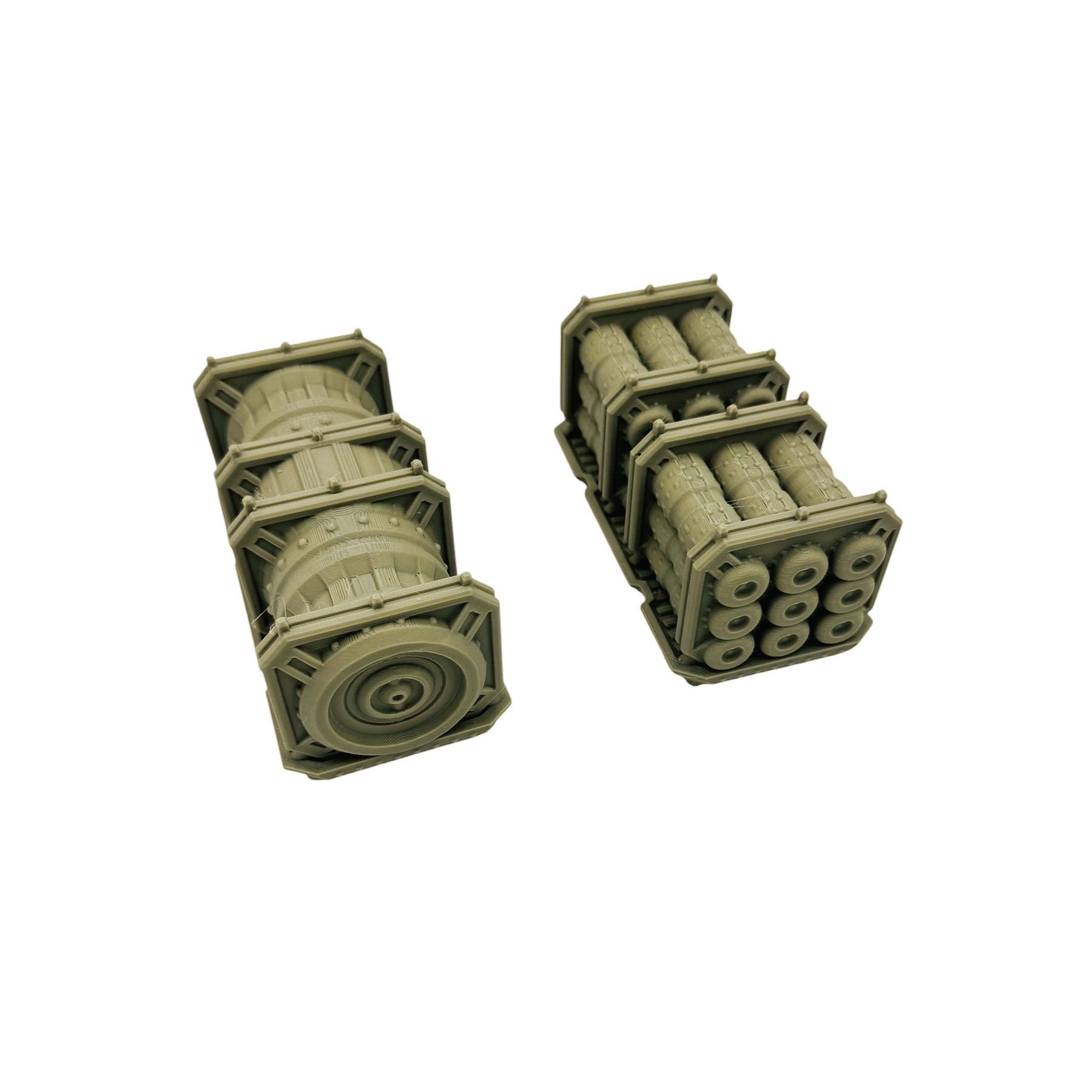 Rpg Container Cargo Container Terrain – Sci Fi Industrial Containers for Tabletop ...