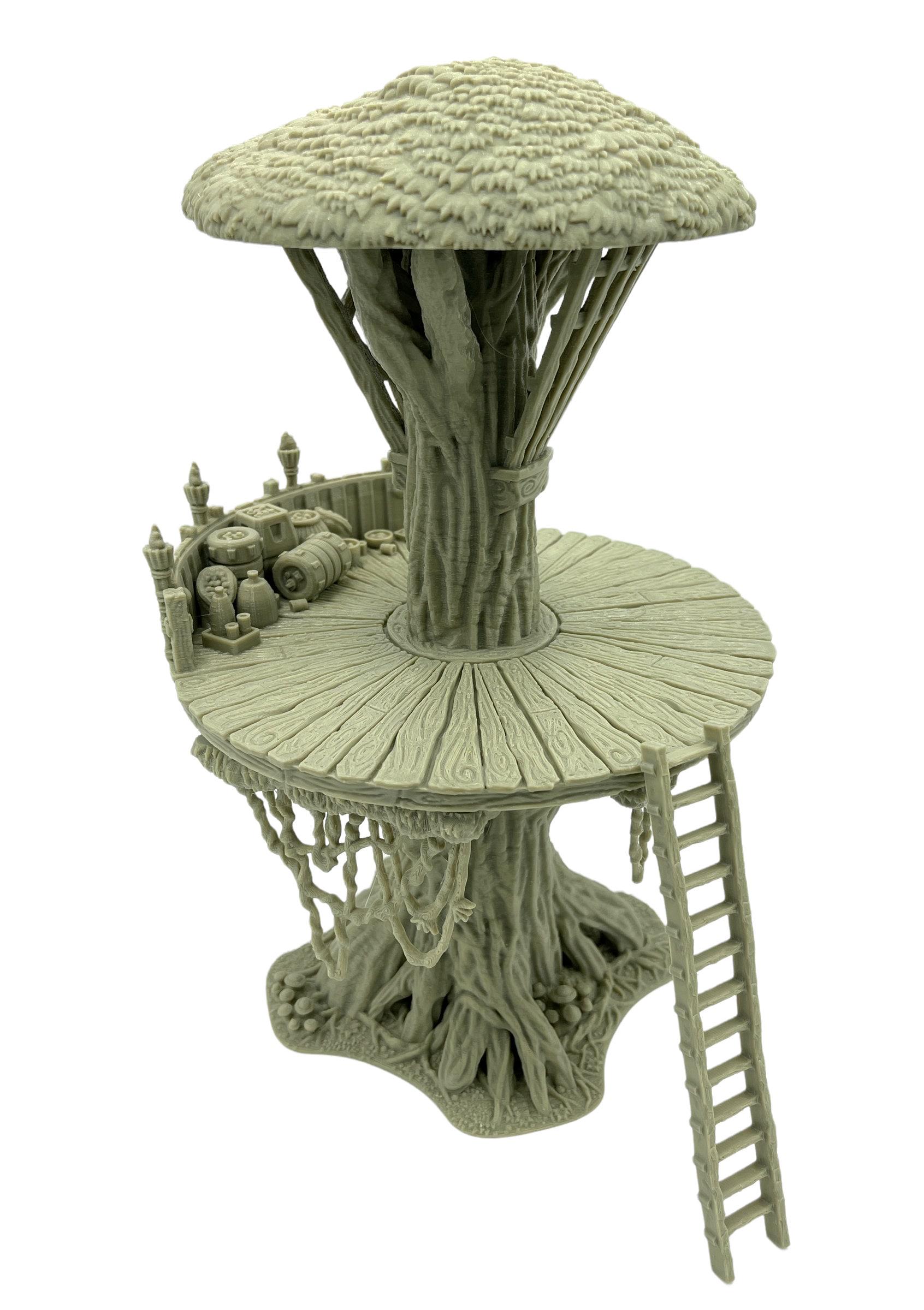 Tree Platform Civilization Forest Moon Tree Platform 1 Terrain – Elevated Sci-fi Tree Platform for ...