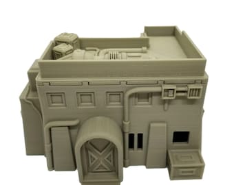 Sci-Fi City Terrain – Frontier Townhouse Urban Settlement Building (Tabletop Wargaming & RPG Scenery)