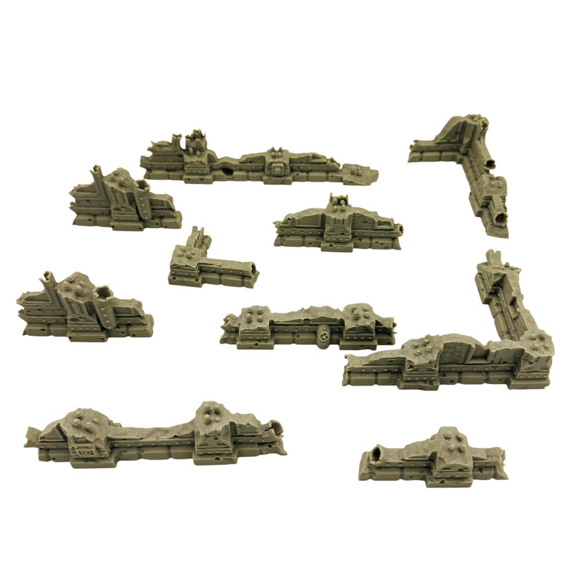 Ground Rpj Gothic Ruins Ground Scatter – 3D Printed Tabletop Terrain – RPG ...