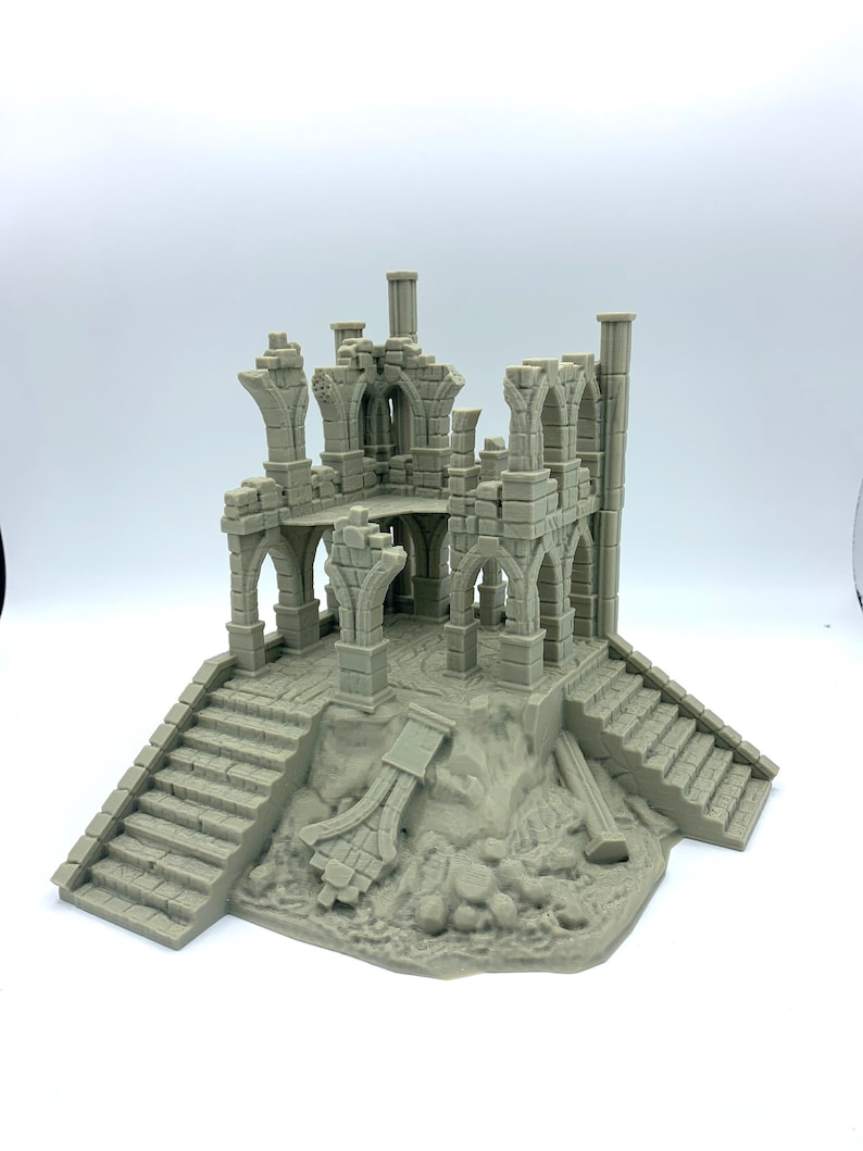 Stormguard Tallsworth Ruin / 28mm Wargame / RPG / 3d Printed Tabletop Terrain image 1