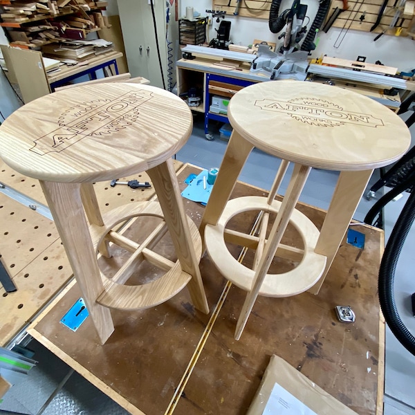 SVG for CNC for Shop Stool