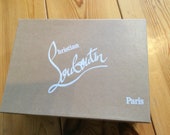 Authentic Christian Louboutin Bianca 140 Patent Black Shoes 39.5 UK 6.5
