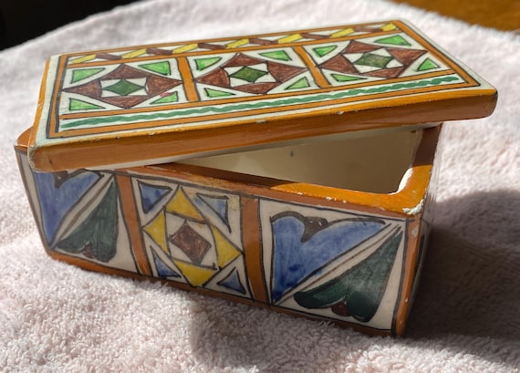 Italian ceramic Ring Box