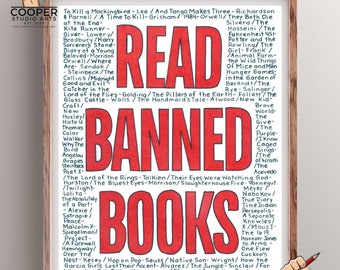 READ BANNED BOOKS Print - Celebrate the Freedom to Read!