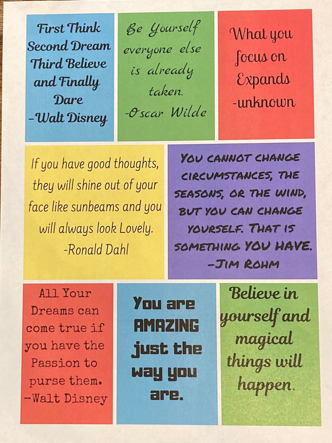 Kids Positive Quotes  Etsy