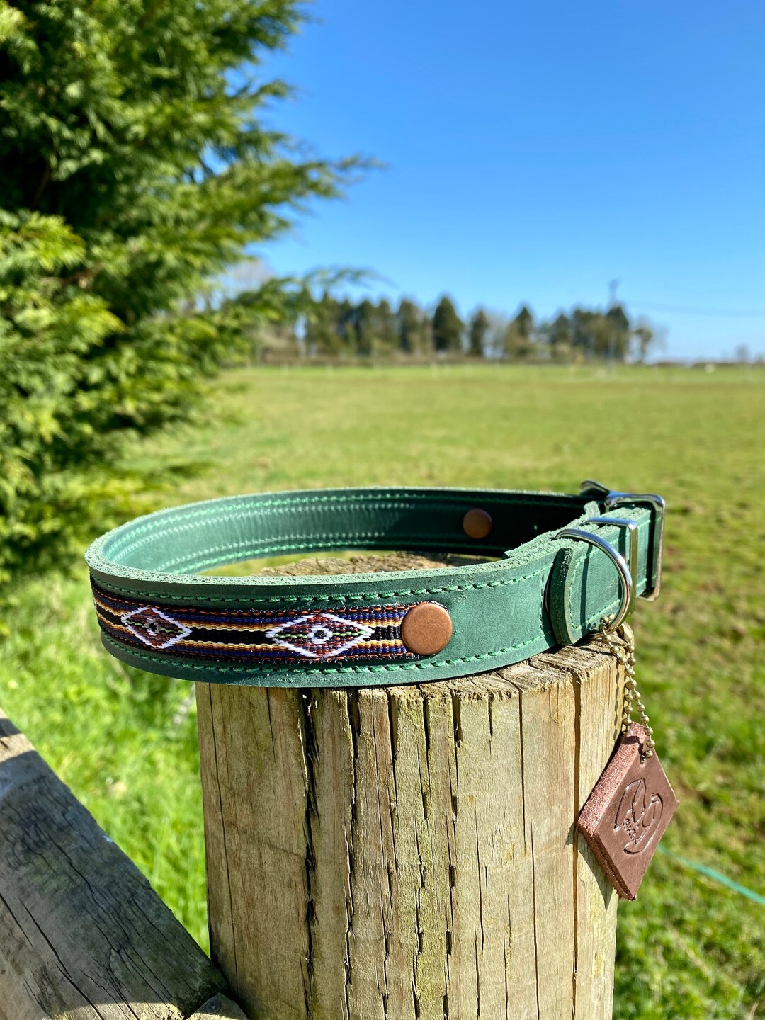 Leather Dog Collarhandmade Dog Collardistressed Leather Collarleather