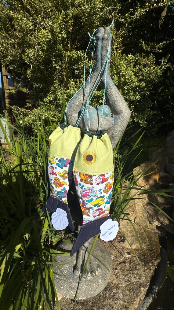 Borsa per la raccolta di conchiglie, borsa da spiaggia per la