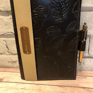 Carnet en cuir Housse A5, Carnet en cuir, Journal de voyage en cuir, Carnets en cuir, Cahiers en cuir faits à la main, Cadeaux pour elle