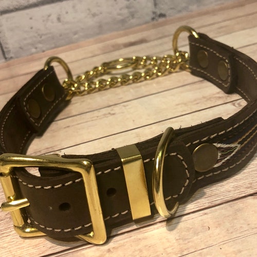 Leather Dominant Dog Collar Etsy