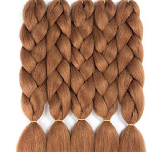 Blonde Color 30 Braiding Hair Extensions Synthetic Braiding - Etsy Sweden