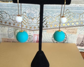Turquoise Pop Chic Earrings