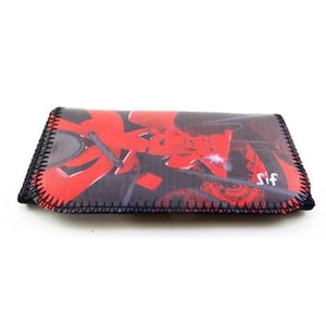 Porta Tabacco In Vera Pelle Con Zip Per Oggetti Da Collezione