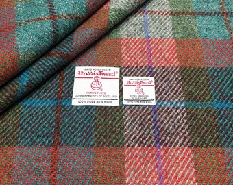 Naranja Harris Tweed Botones cubierto de tela Conjunto de 6 o 12
