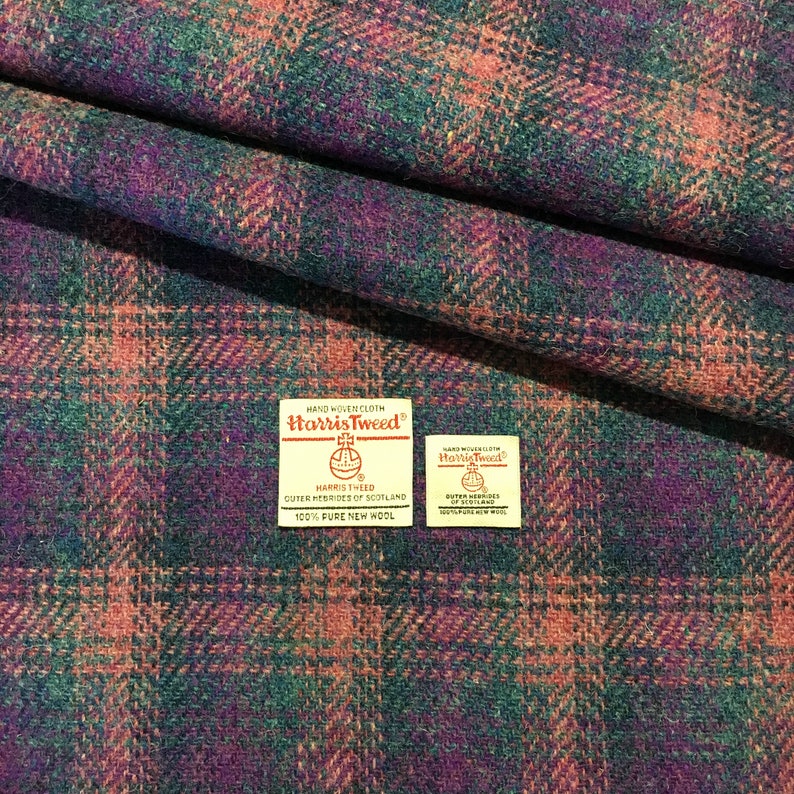 Harris tweed fabric labels