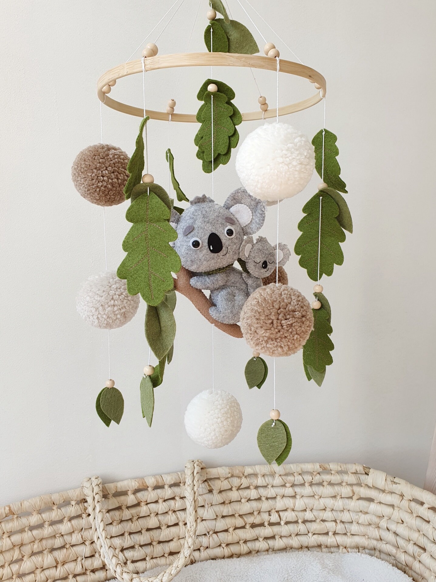 Koala Baby Mobile Koala Modern mobile Boy crib mobile girl boy Etsy